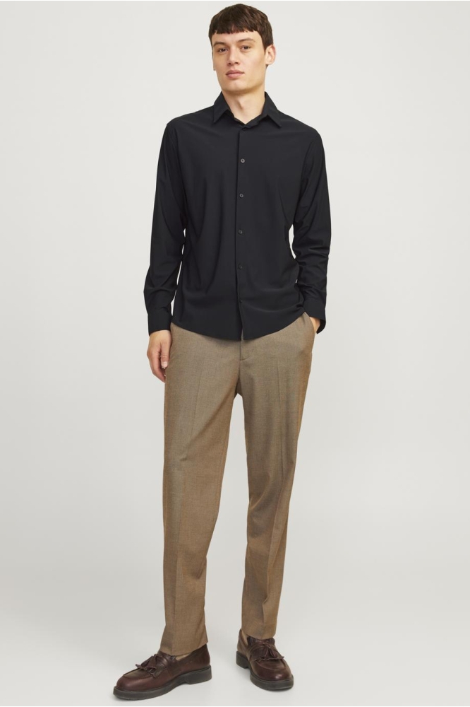 JPRBLAACTIVE STRETCH L/S SHIRT SN 12263744 Black/SLIM FIT